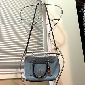 Coach purse blue crossbody